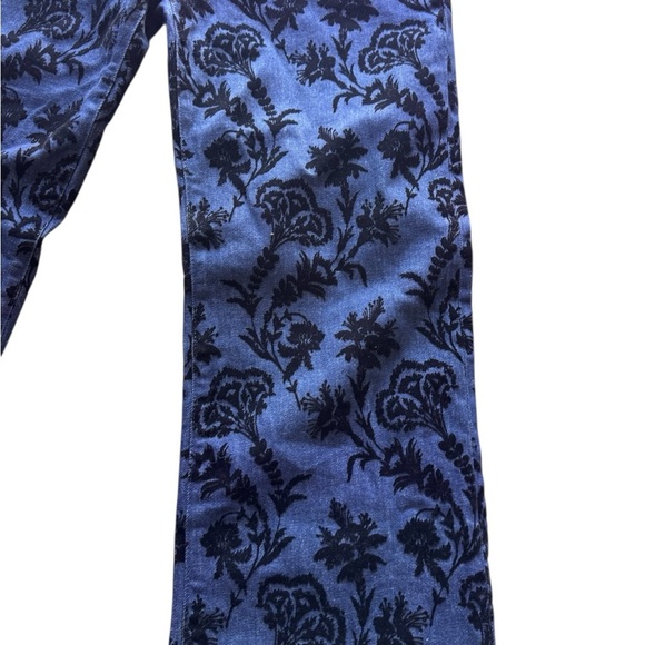 PAIGE Dark Blue and Black Leenah Ankle Denim Jeans, Size 27, High Rise, NWOT - Picture 2 of 8